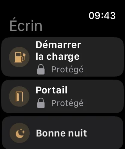 L'Apple Watch : « Démarrer la charge », en tête des widgets de la maison